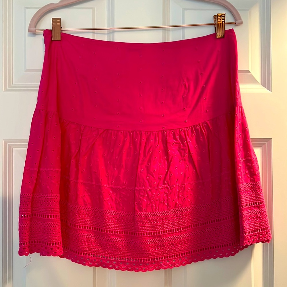 Lilly Pulitzer eyelet skirt